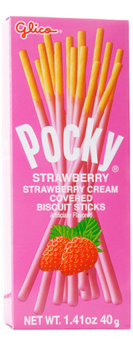 Pocky Fresa 40g, 1 Pza, Glico