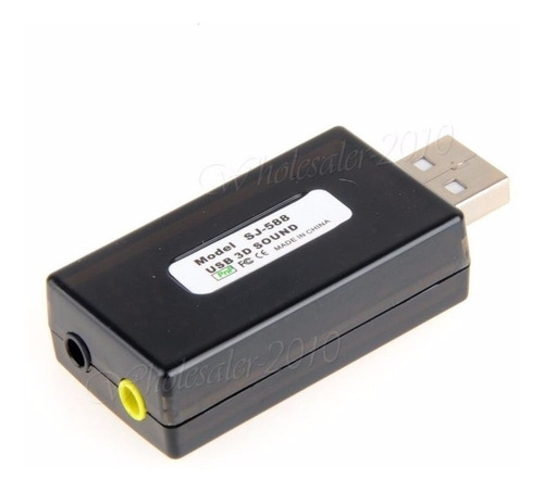 Adaptador Tarjeta Sonido Audio Externo 7.1ch Usb 3d Dj Micro