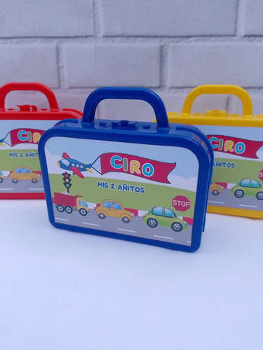 Valijas Souvenirs Autos X 10 Personaliza Todas Temáticas
