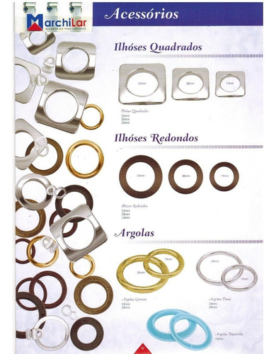 Kit Par Suporte P/ Varão De Cortina 19mm Mogno