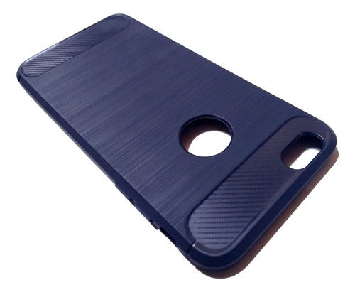 Funda Slim Case Para Celular Iphone 6 Plus - Iphone 6s Plus Azul Oscuro Lisa