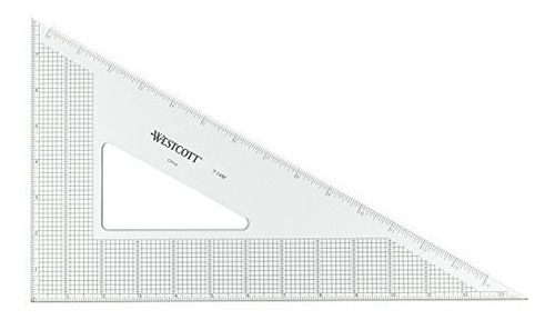 Westcott Grid Triangle, 14 , 30 60 Degree,