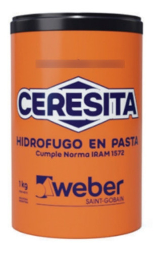 Ceresita Weber Aditivo Hidrofugo En Pasta 1kg Pared Exterior