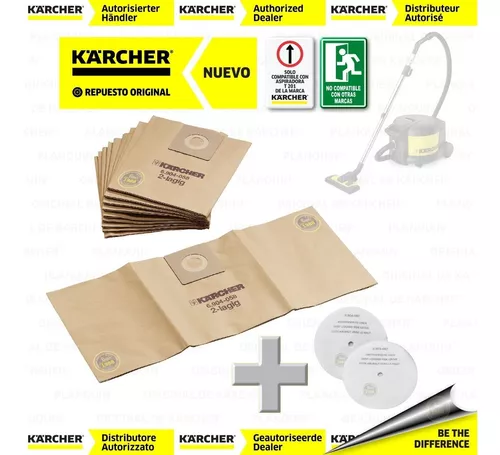 Bolsa de papel para aspiradora Karcher T 201