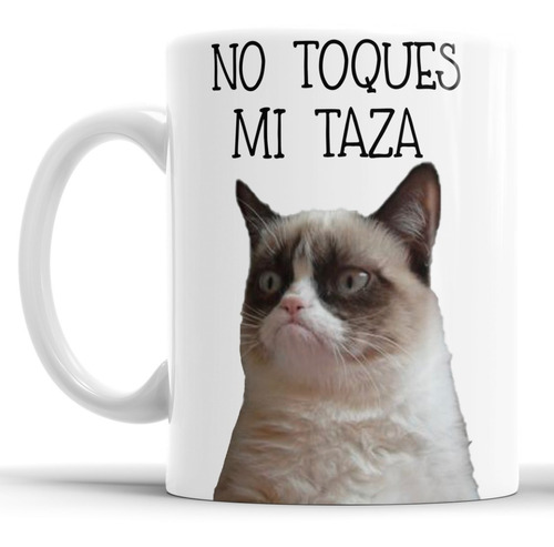 Taza De Cerámica Grumpy Cat No Toques Mi Taza