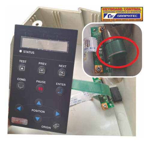 Panel Graphtec Plotter Ce3000 Med.original+navaja Gratis