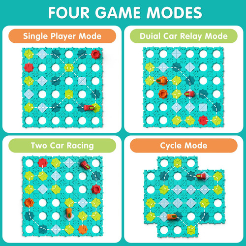 Juego De Mesa Puzzle Stem Logic Road Builder Juguetes Para N