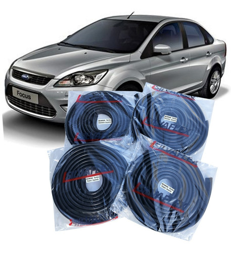 Burletes 4 Puertas Ford Focus 4p 2008 Al 2012 (kit 4 Unid)