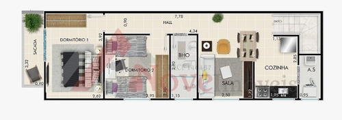 Imagem 3 de 8 de Casa Sobrado Para Venda, 2 Dormitório(s), 56.0m² - 993