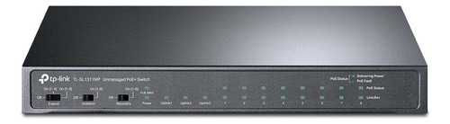 Switch 8 Port Poe+, 2 P Gigabit + 1 Sfp Tp-link Tl-sl1311mp