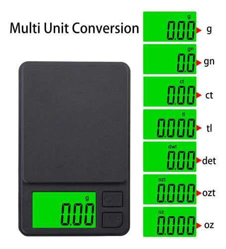 Digital Pocket Scale 1000gx0.01g Weigh Gram Scale Mini Scale