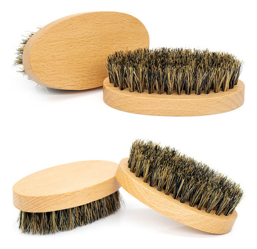 Cepillo For Barba Cabello Con Cerdas Genuina Jabali Full