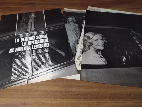 (p288) Mirtha Legrand * Clippings Revista 4 Pgs * 1979