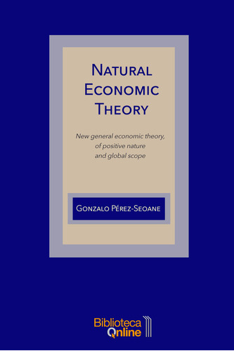 Libro Natural Economic Theory - Perez-seoane Mazzuchelli,...