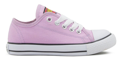 Tenis Bubble Gummers Harry Lila 12-23 Choclo Lona Agujeta