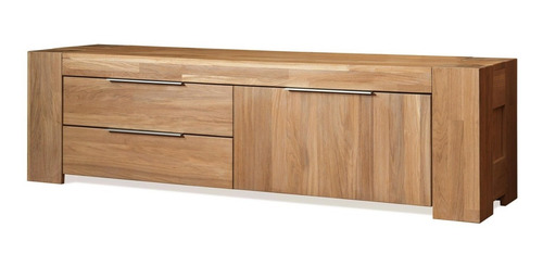 Imagen 4 de 5 de Mueble Tv 100% Madera Maciza De Roble Ref: Maciza04