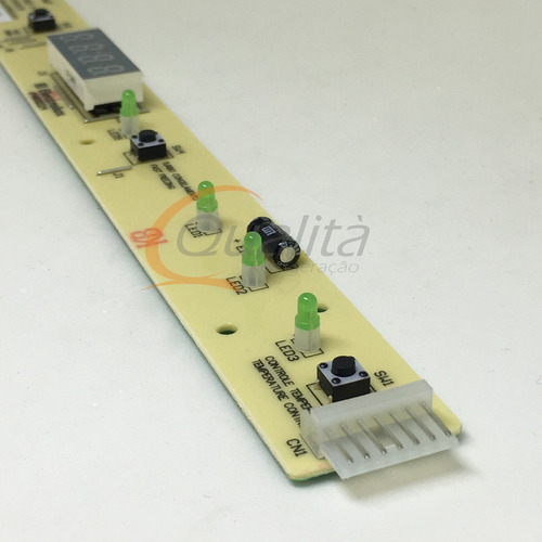 Placa Painel Refrigerador Electrolux Df46 Df48 64800224 Interface Controle De Funções Geladeira
