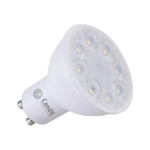 Lampara Dicro Led 4.5w Gu10 Candil Luz Fria 6500k 