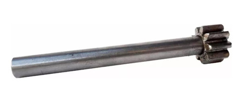 Eje Con Piñon 11 Dientes Recto Para Hormigonera