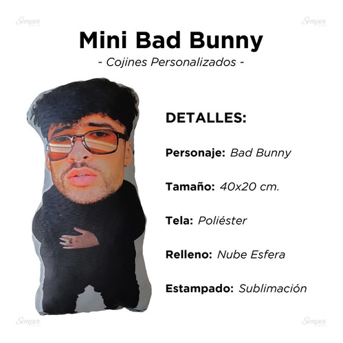 Cojín - Bad Bunny