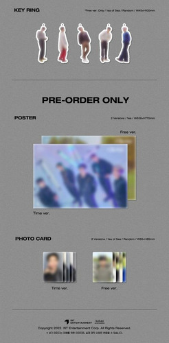 Victon Album Oficial Choice Versión Free (azul)