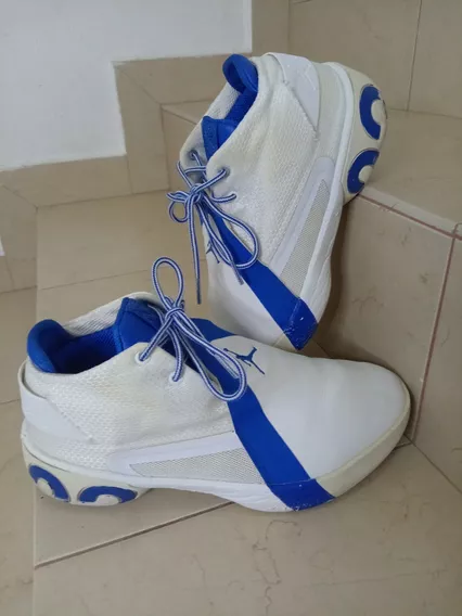 Tenis Jordan Ultra Fly 3 Blanco-azul #26