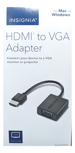 Adaptador De Hdmi A Vga Insignia