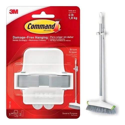 Command Gancho Para Escobillon 4 Libras