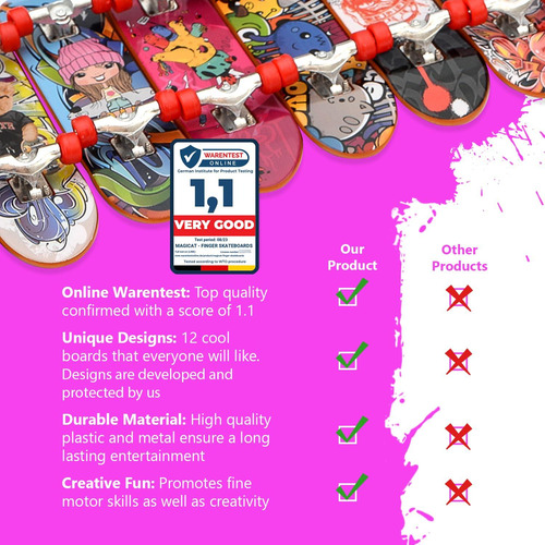 Set De Patinetas De Juguete Para Fiestas Juegos De Dedos