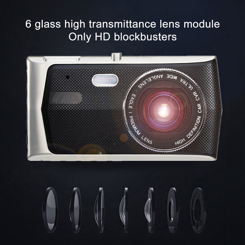 Aplicable A Dash Cam De 40 Pulgadas Con Pantalla Táctil