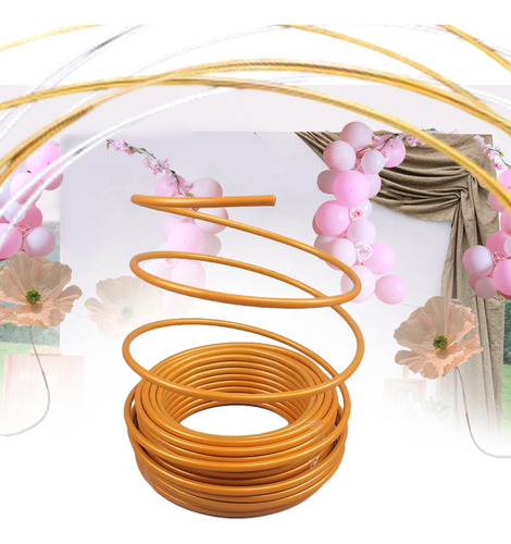 Tubo De Modelagem De Pvc Tubo De Balão Portátil Arco Ouro