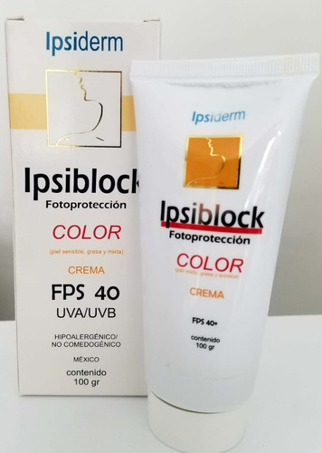Ipsiblock Mineral Color Crema Fps 40 -ipsiderm- Tipo de piel Toda