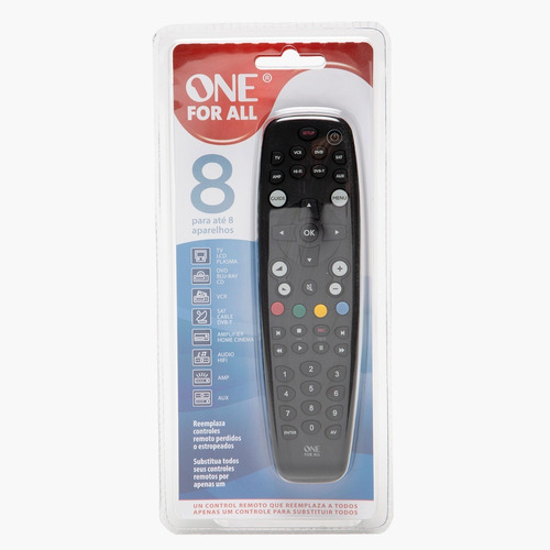 Control Remoto Universal 8 Equipos Urc2781 One For All