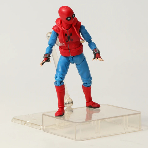Figura De Juguete Shf Spiderman Homecoming, Traje Hecho En C