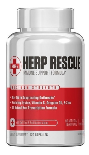 Hrx Herp Rescue 120 Capsulas - Unidad a $2556