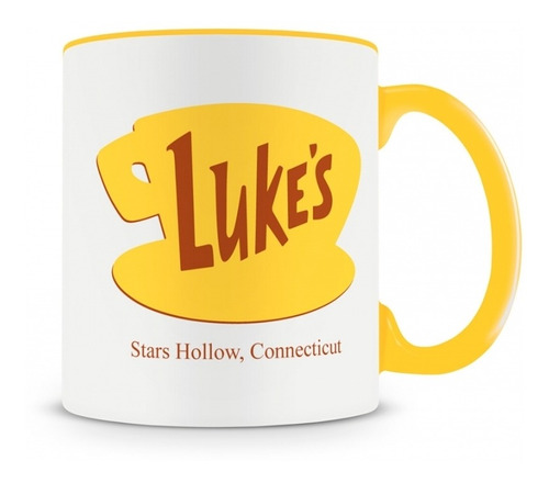 Caneca Gilmore Girls Lukes Amarela Geek