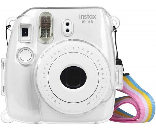 Imagen 5 de 10 de Funda De Plastico Duro Transparente Para Instax Mini 8 8+ 9