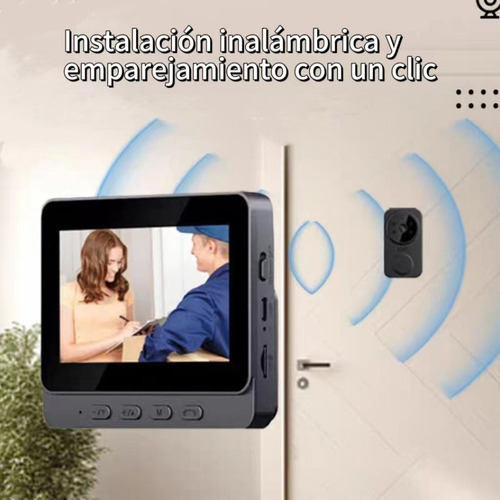 Timbre Inalámbrico Inteligente Impermeable Con Cámara 2k Hd