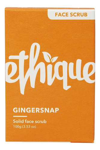 Ethique Gingersnap - Exfoliante Facial Suave Y Natural, Lim.