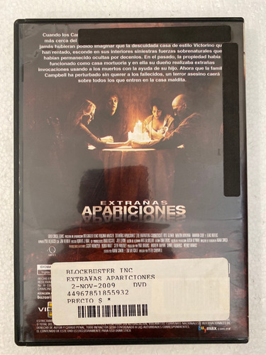 Dvd Extrañas Apariciones The Haunting In Connecticut (Usado)