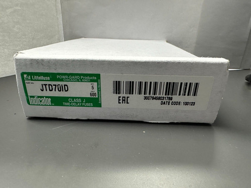 New Littelfuse Jtd 70 Id 70 Amp Fuse Lpj-70spi Class J 6 Bbd