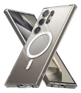 Case Ringke Fusion Magsafe Para Galaxy S24 Ultra Clear