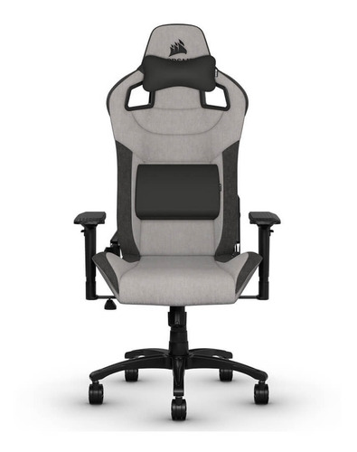 Imagen 1 de 2 de Silla Gaming Corsair T3 Gris Con Carbon Nuevas Selladas
