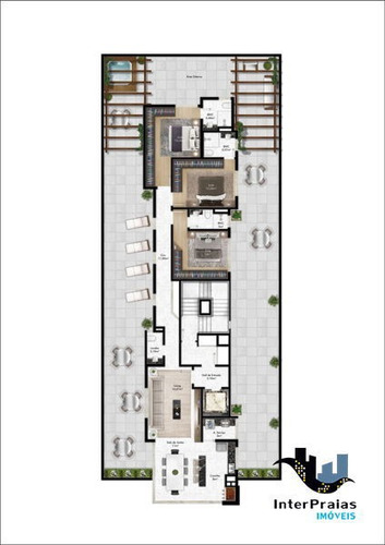Imagem 3 de 9 de Apartamento Padrão Com 3 Quartos No Porto De Nápoles - 564834-v