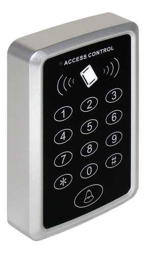 Imagen 2 de 8 de J R Kit Control De Acceso Chapa 10 Tarjetas Botón No Touch