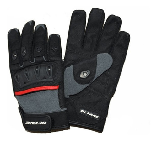 Guantes Touring Octane Oct 304 Negro/gris Oscuro Talle L