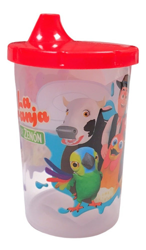 Vaso Con Pico Tapa Tomadora Personajes Favoritos Infantil