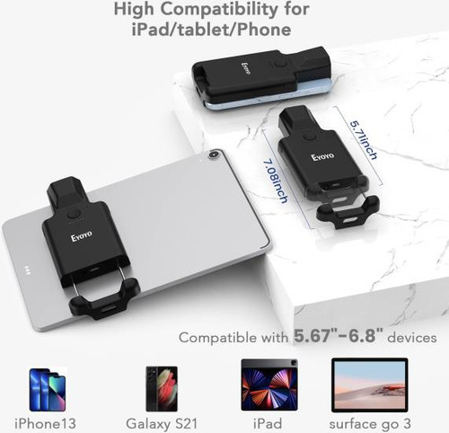 Eyoyo Escáner De Código De Barras Bluetooth 2d Compatible Co