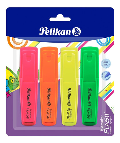 Resaltador Pelikan Flash X 4