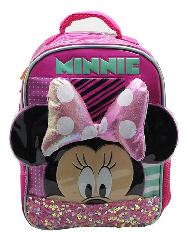 Mochila Cresko 12  Espalda Minnie Moño (km083)